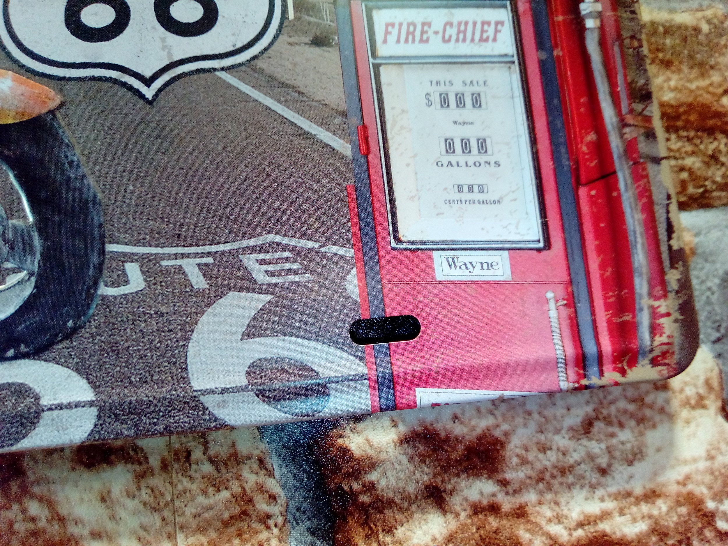 plaque déco route 66