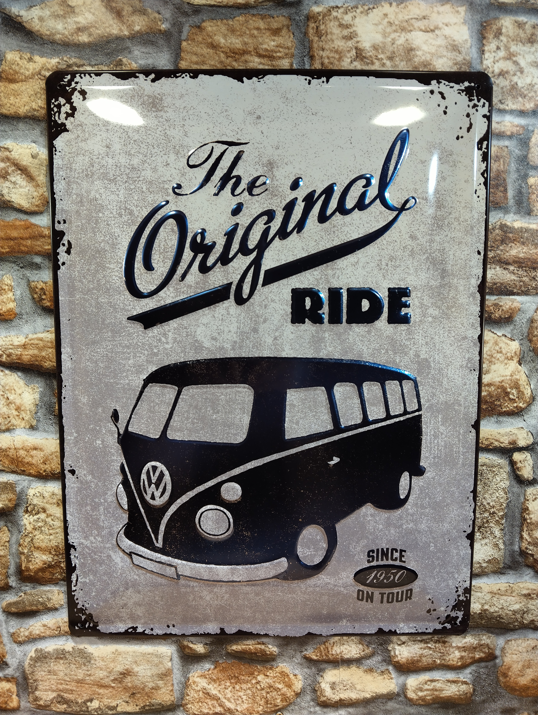 Plaque Vw Combi original Metallic Edition Limitée