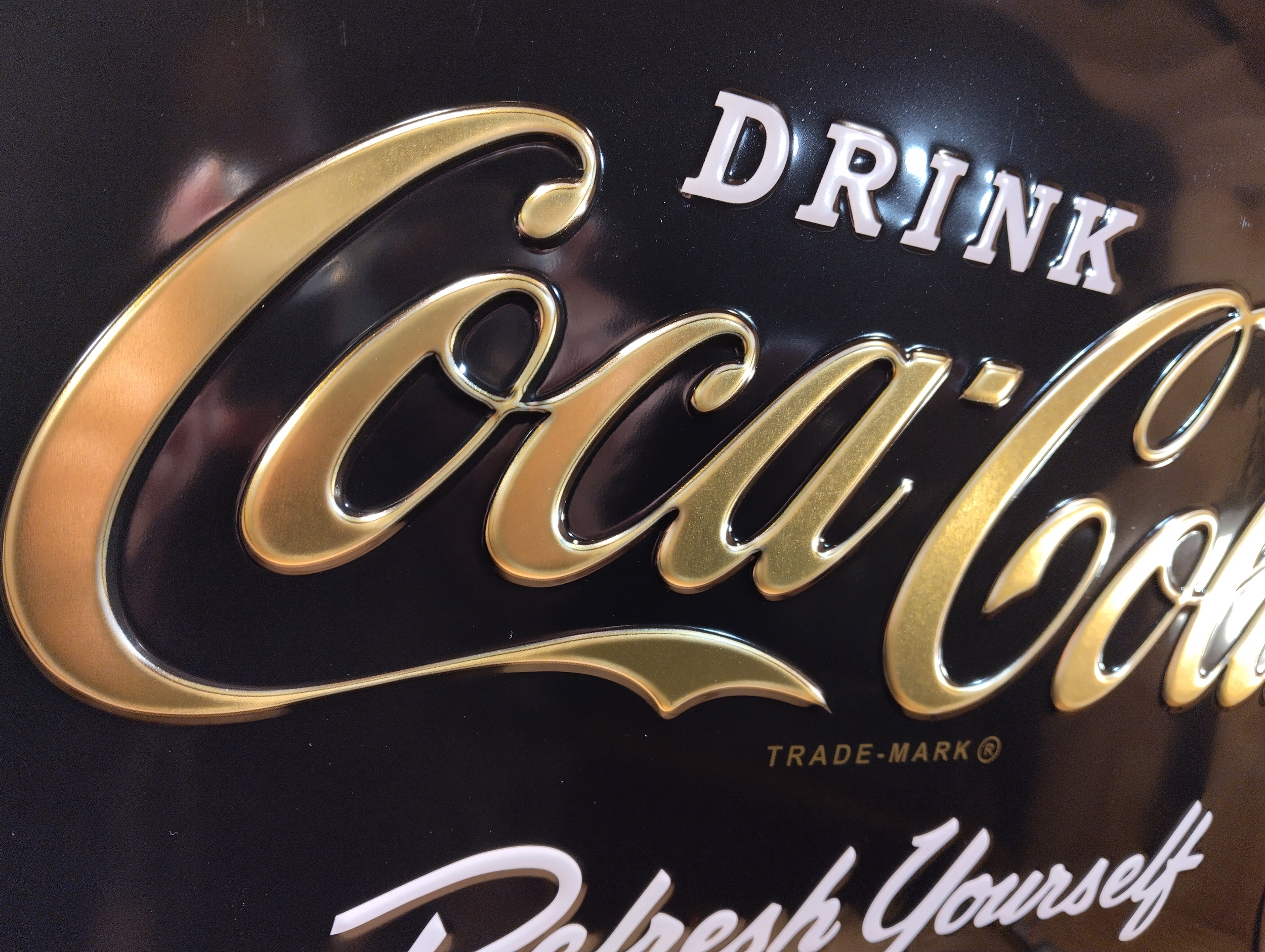 Plaque Coca-cola Edition Limitée vintage rétro