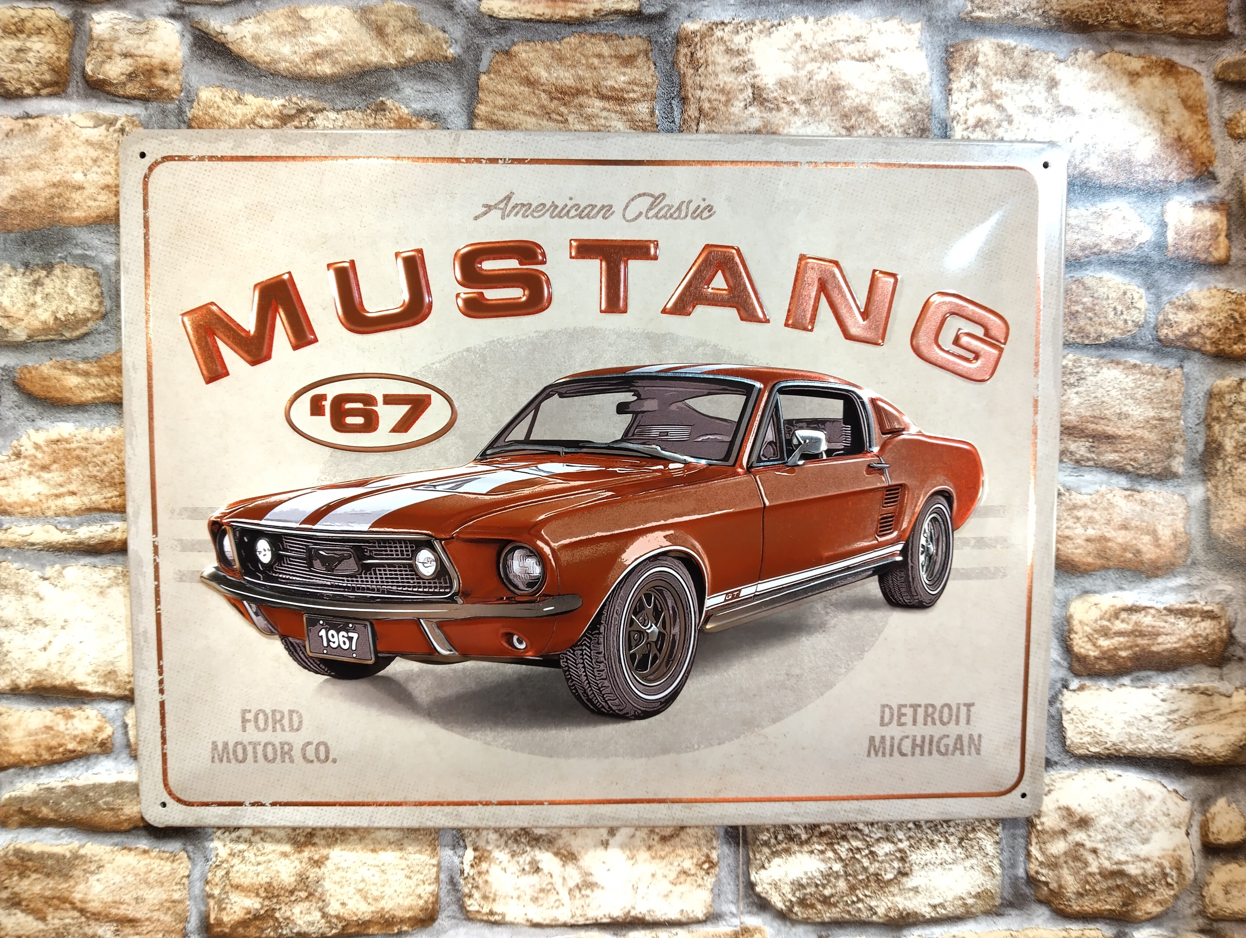 Plaque Ford Mustang 1967 Edition Limitée