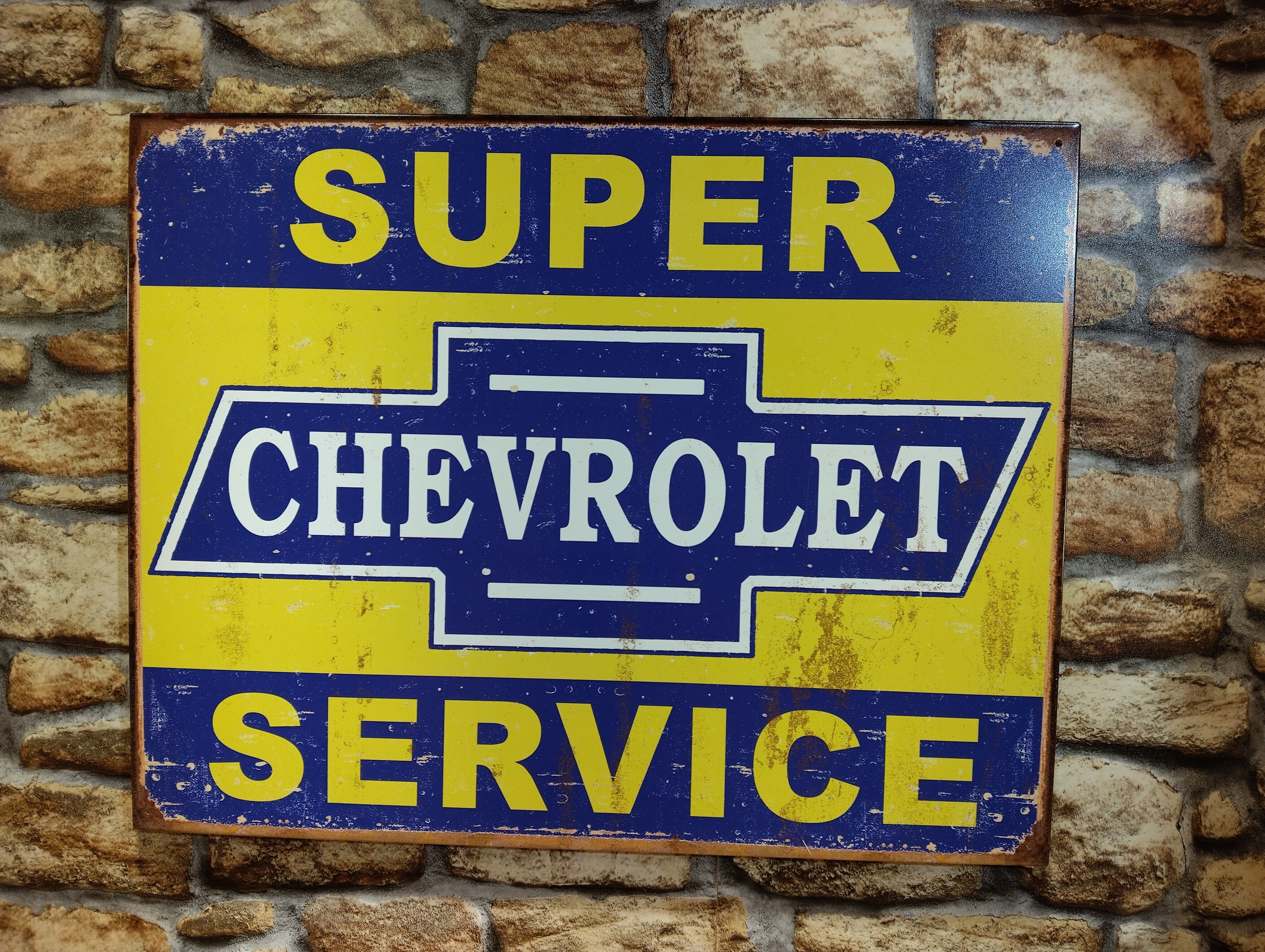 Plaque super Chevrolet service