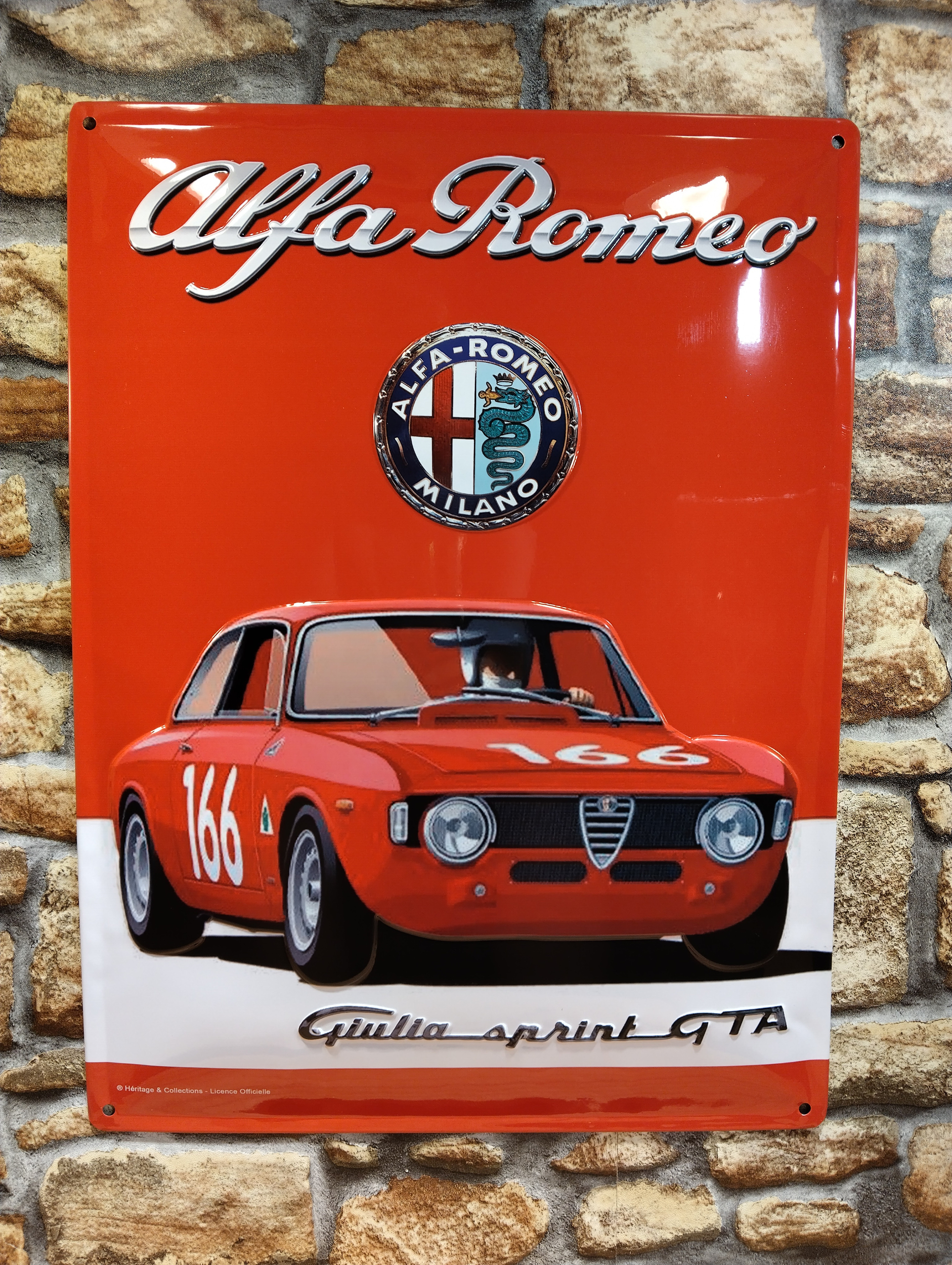 Plaque Alfa Roméo Giulia GTA