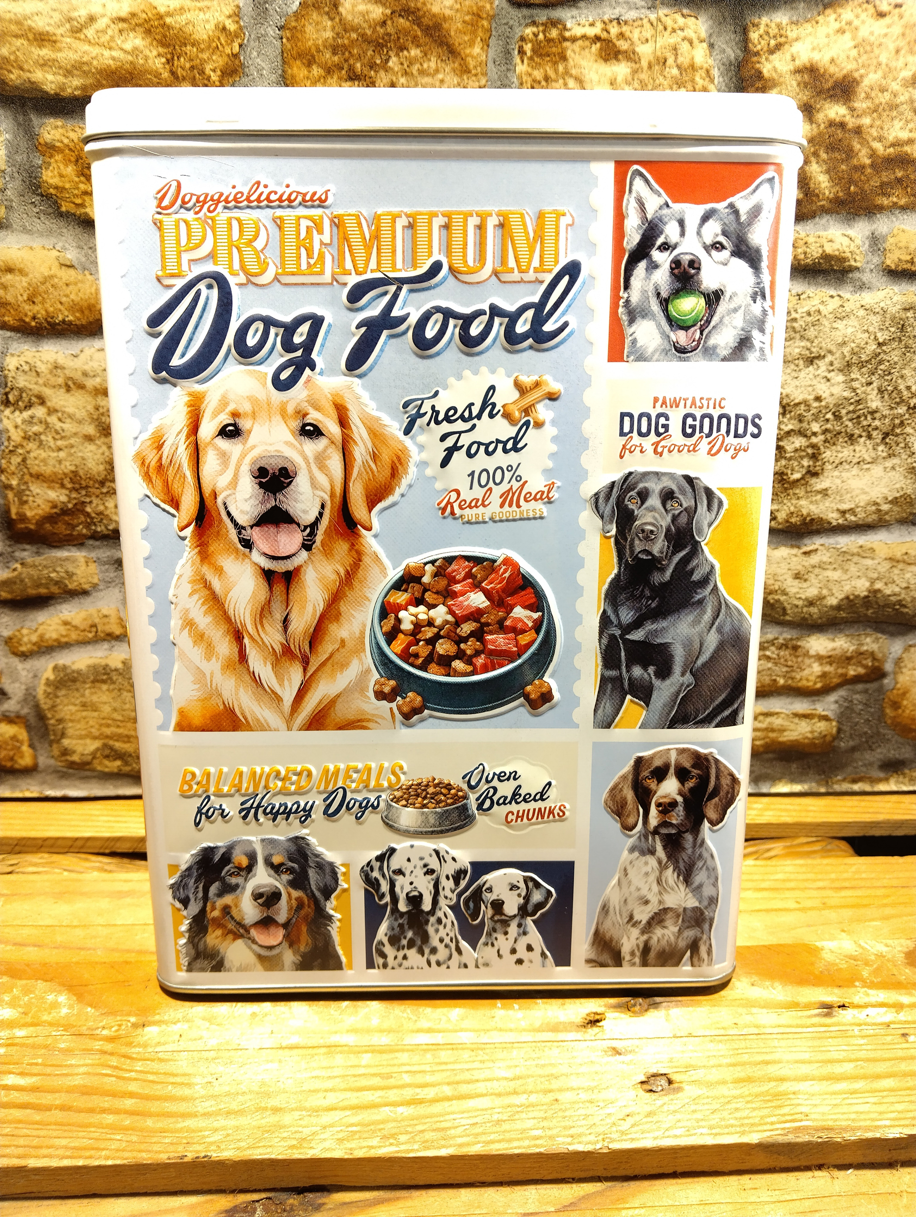 Boîte chien rétro XL