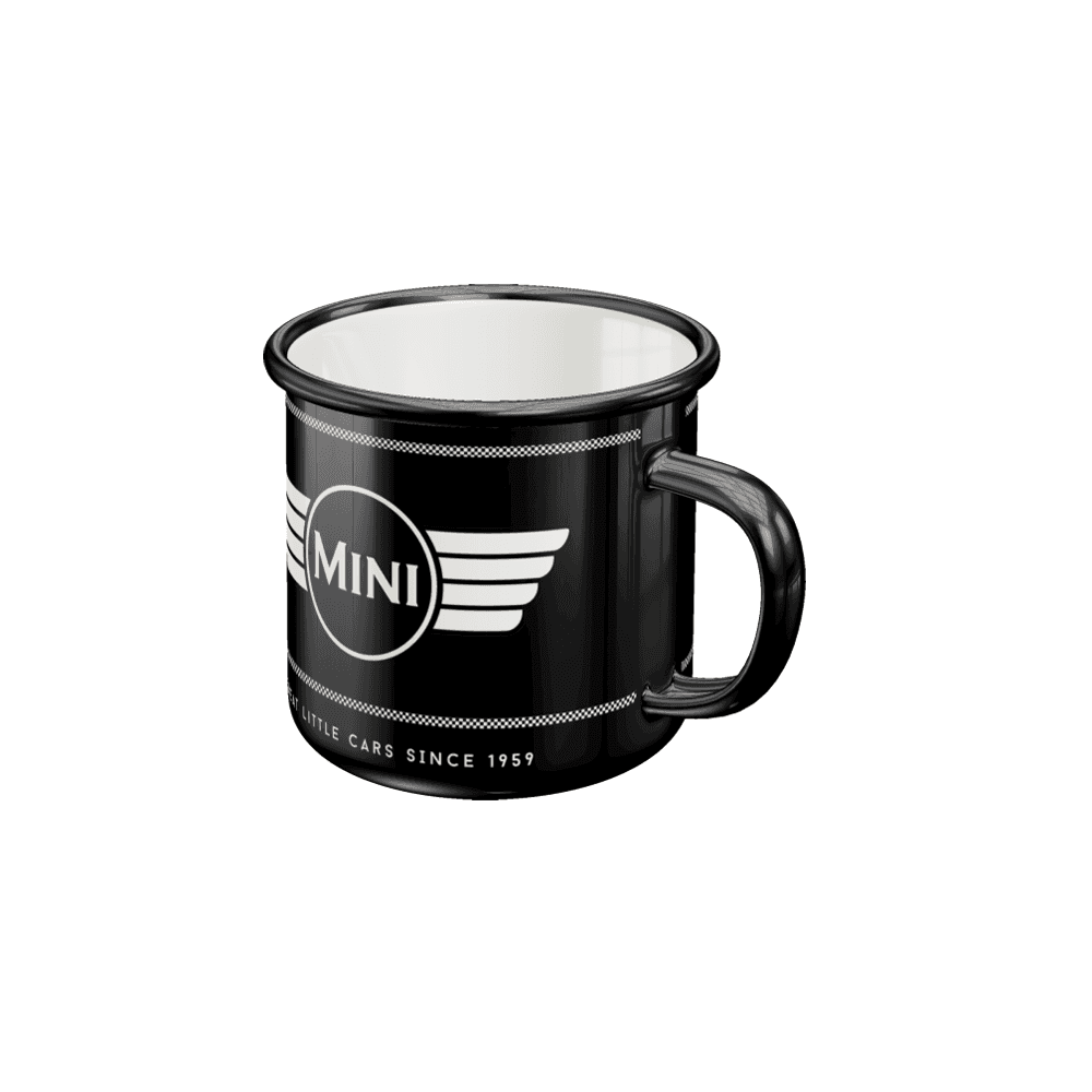 mug émail mini vintage grenier cooper