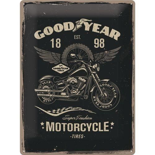 Plaque Publicitaire Goodyear Motorcycles 15 X 20 Garageatelierles Plaques Publicitaires Le 