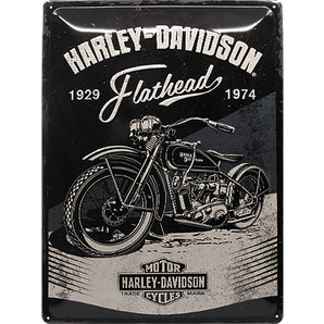 Plaque Harley Flathead 30 x 40
