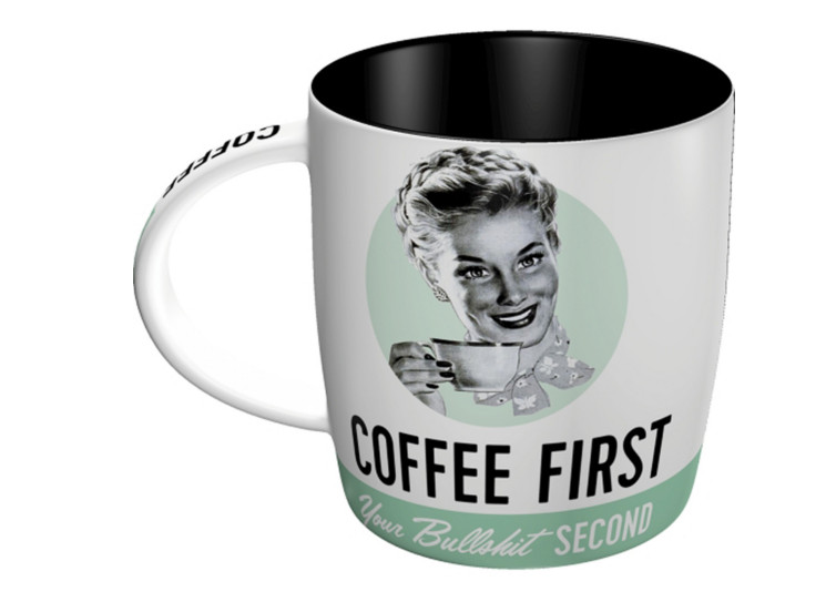 mug tasse coffee rétro vintage