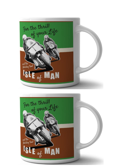 mugs isle of man moto le grenier vintage