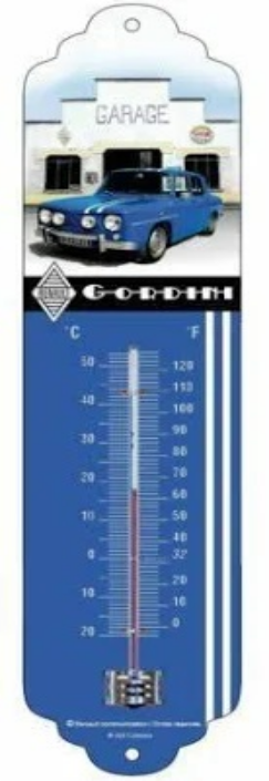 thermomètre renault 8 gordini