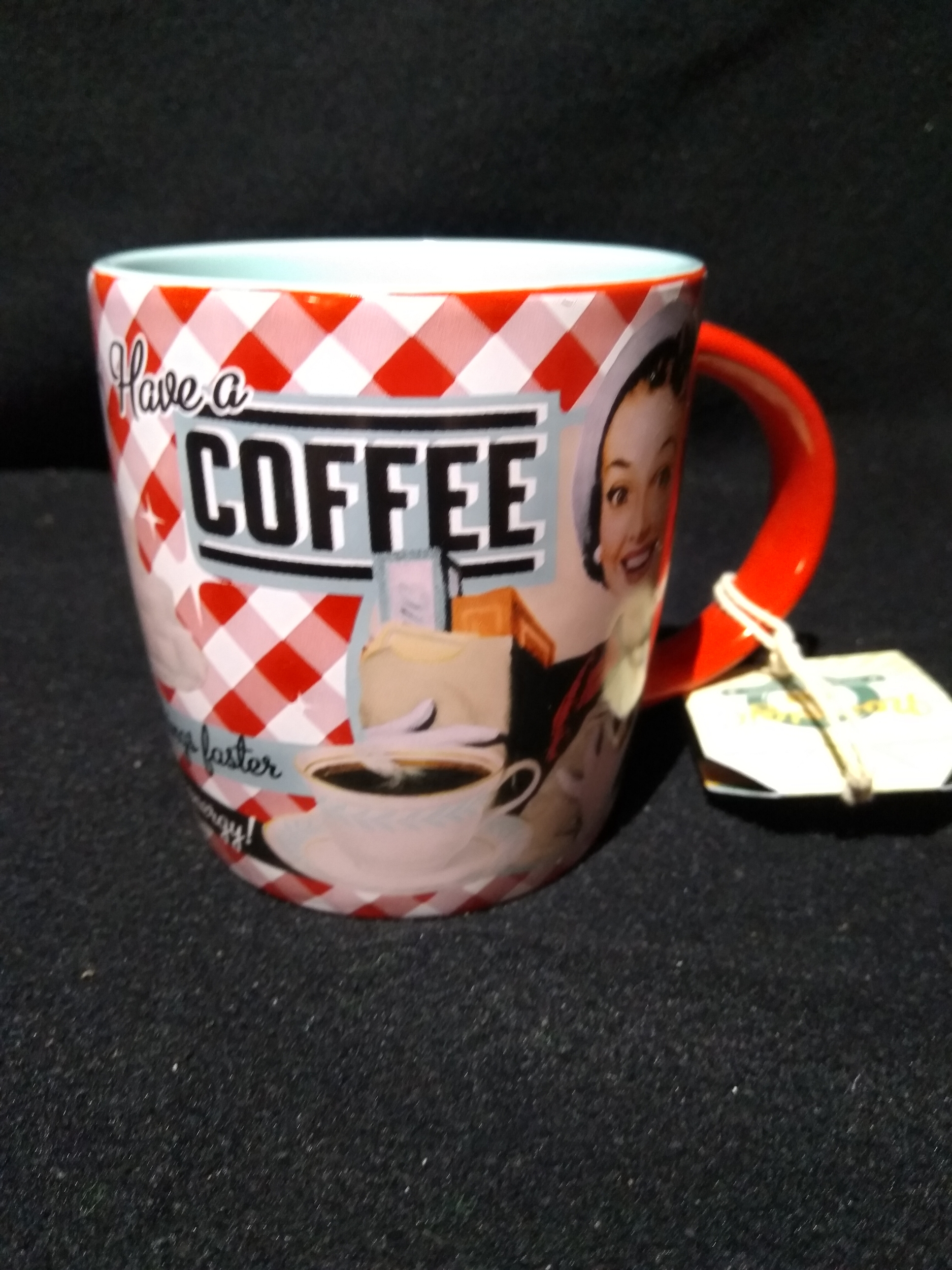 mug vintage café