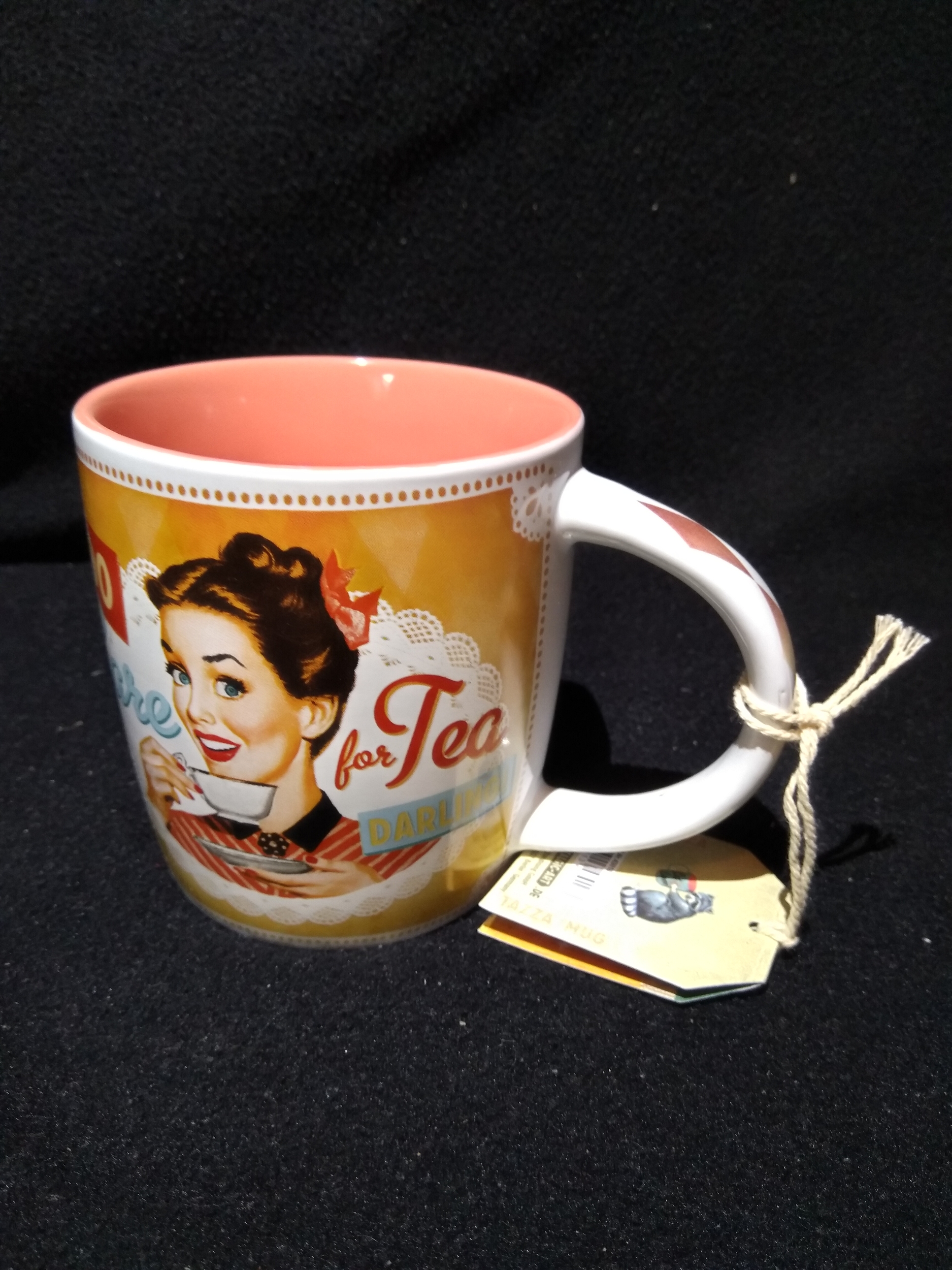 mug rétro thé vintage