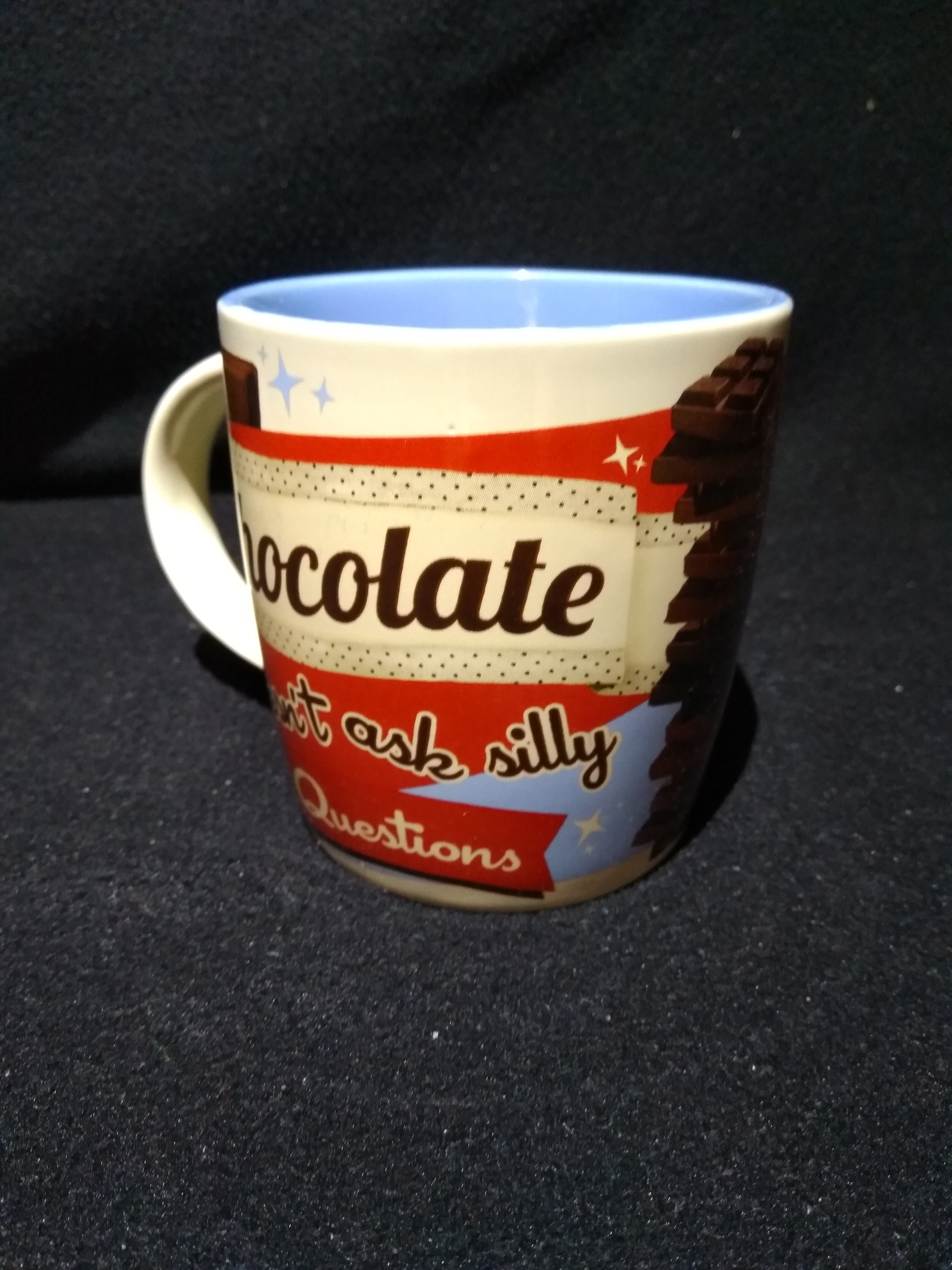 mug rétro chocolat vintage