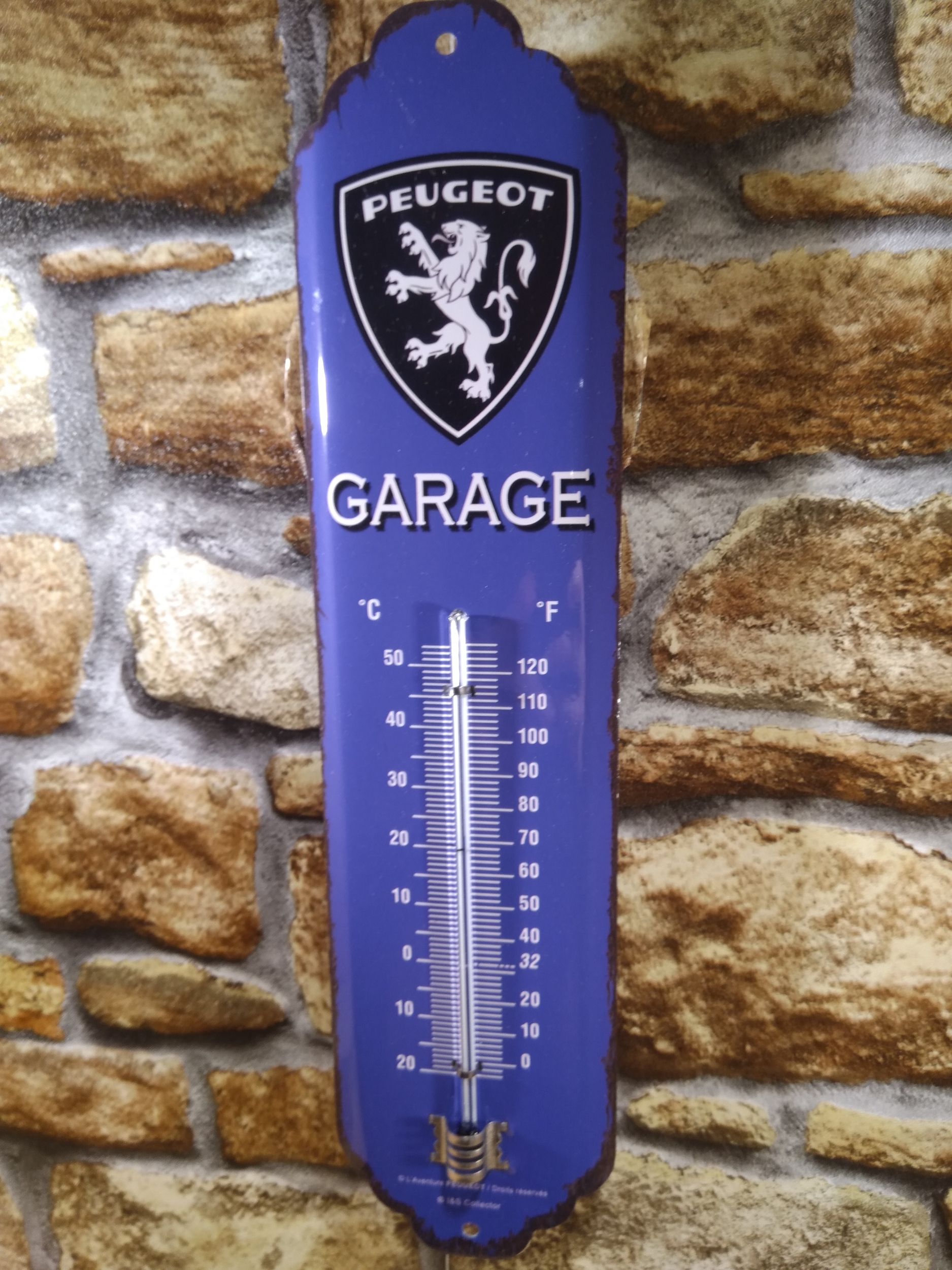 thermomètre garage peugeot