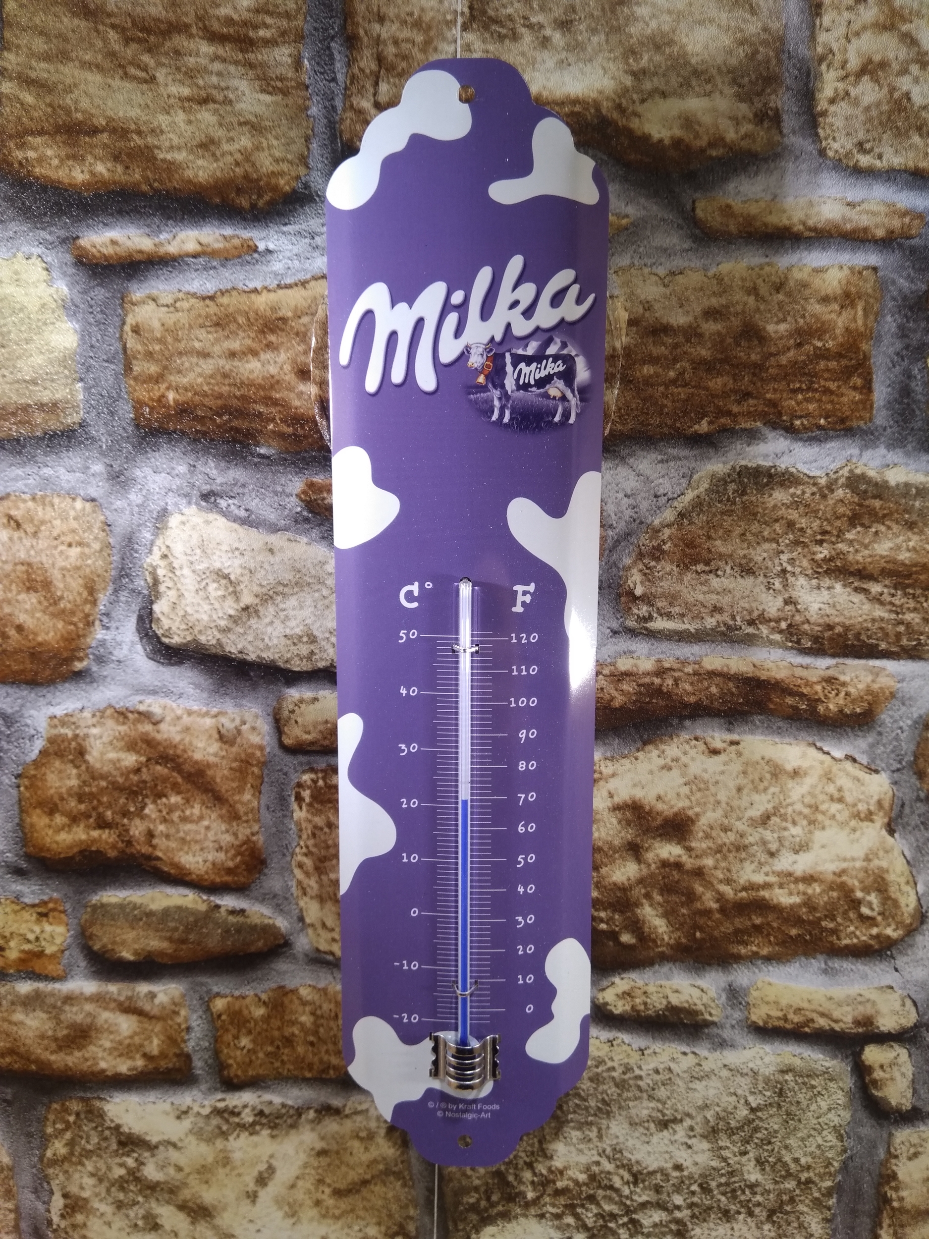 thermomètre métal milka