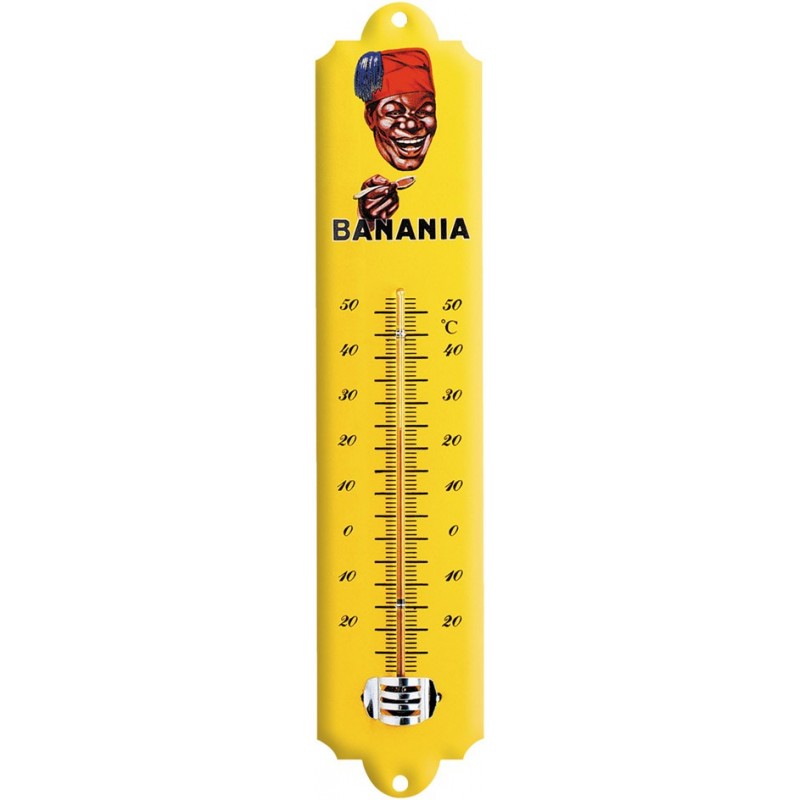 Thermomètre métal Banania
