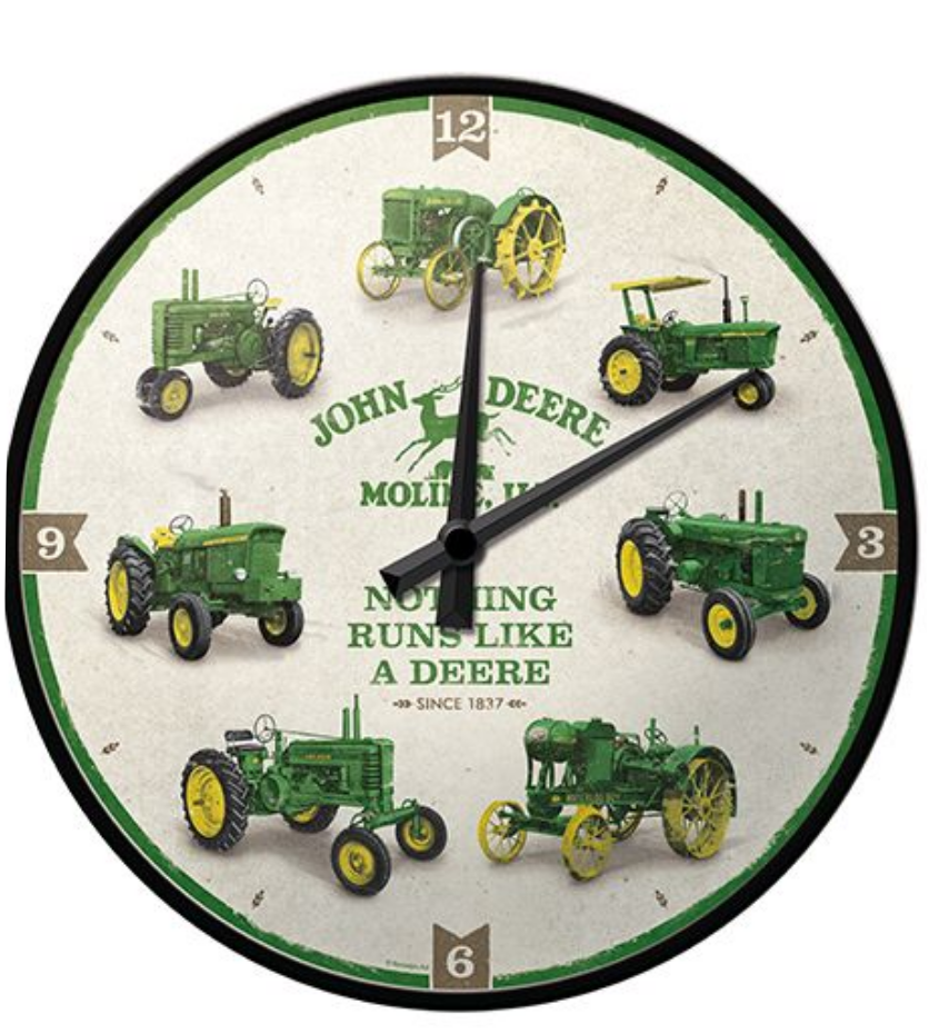 horloge john deere tracteurs