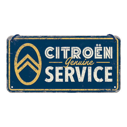 Plaque à suspendre Citroën 20x10