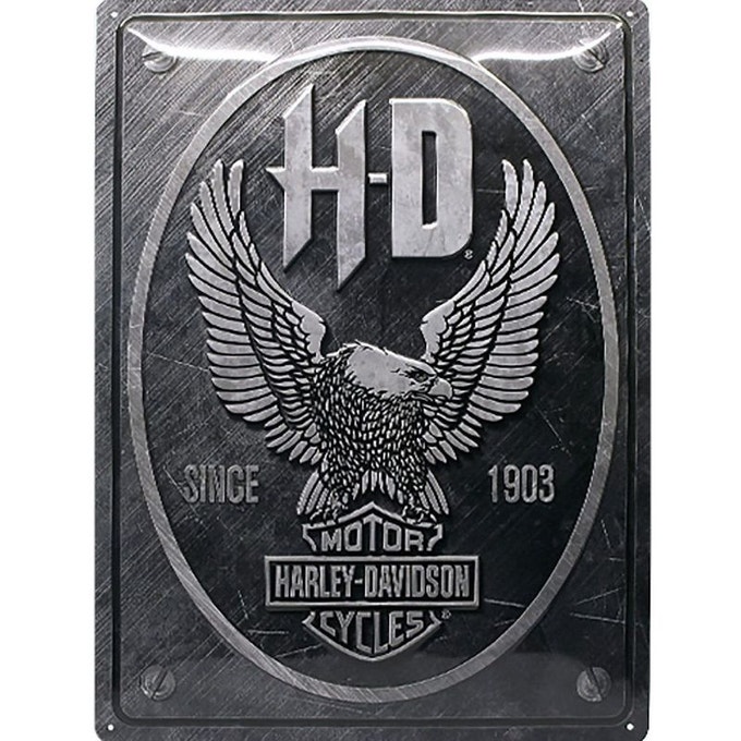 Plaque Harley HD 30 x 40