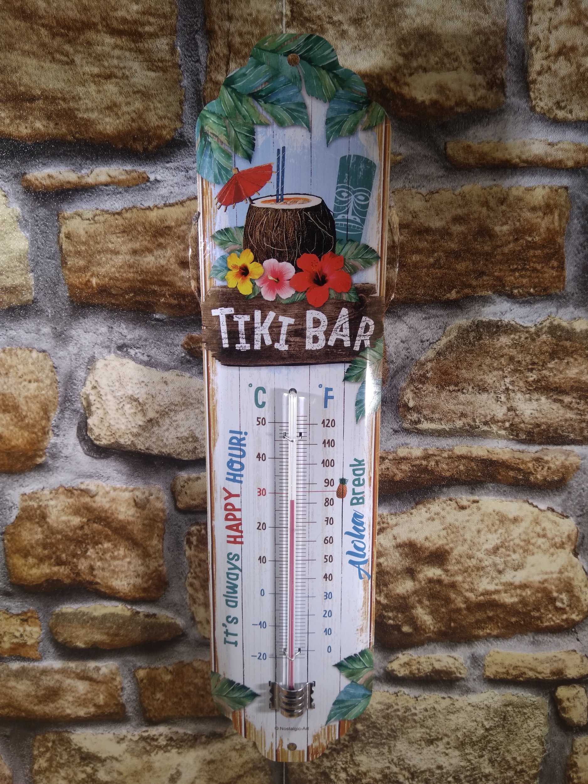 thermomètre tiki bar