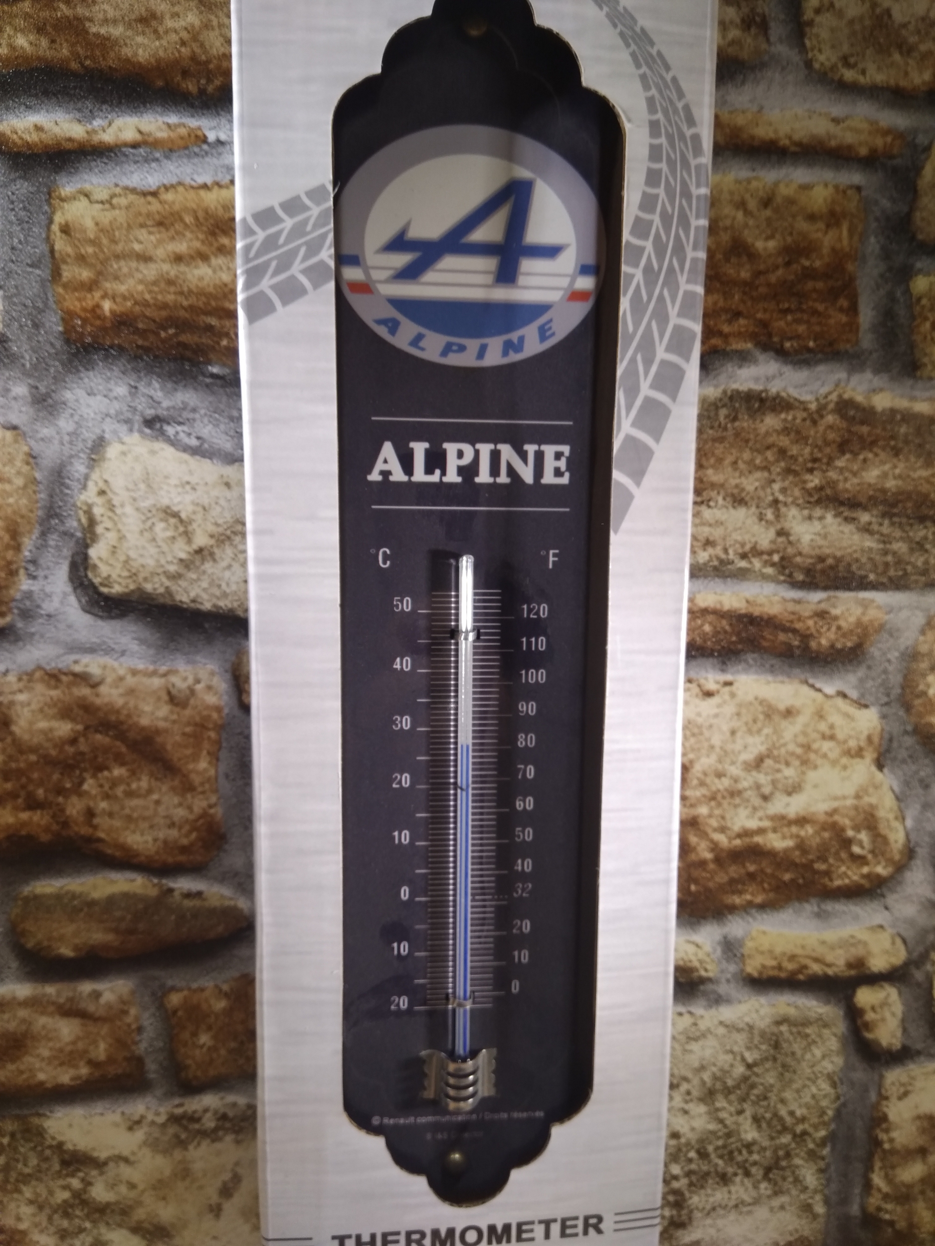 thermomètre alpine logo