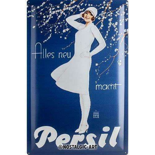 Plaque publicitaire vintage Persil 20 x 30