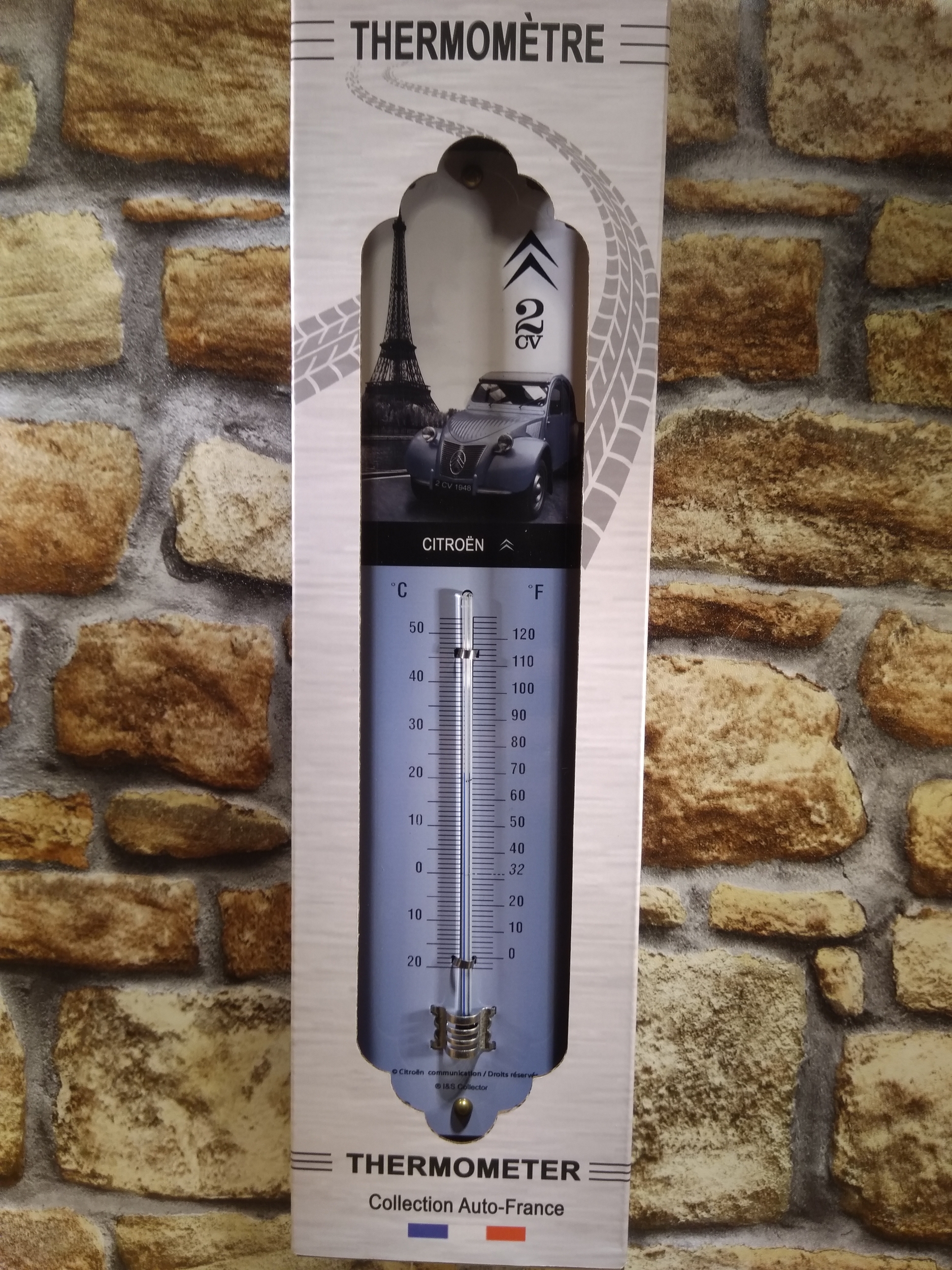 thermomètre 2cv rétro
