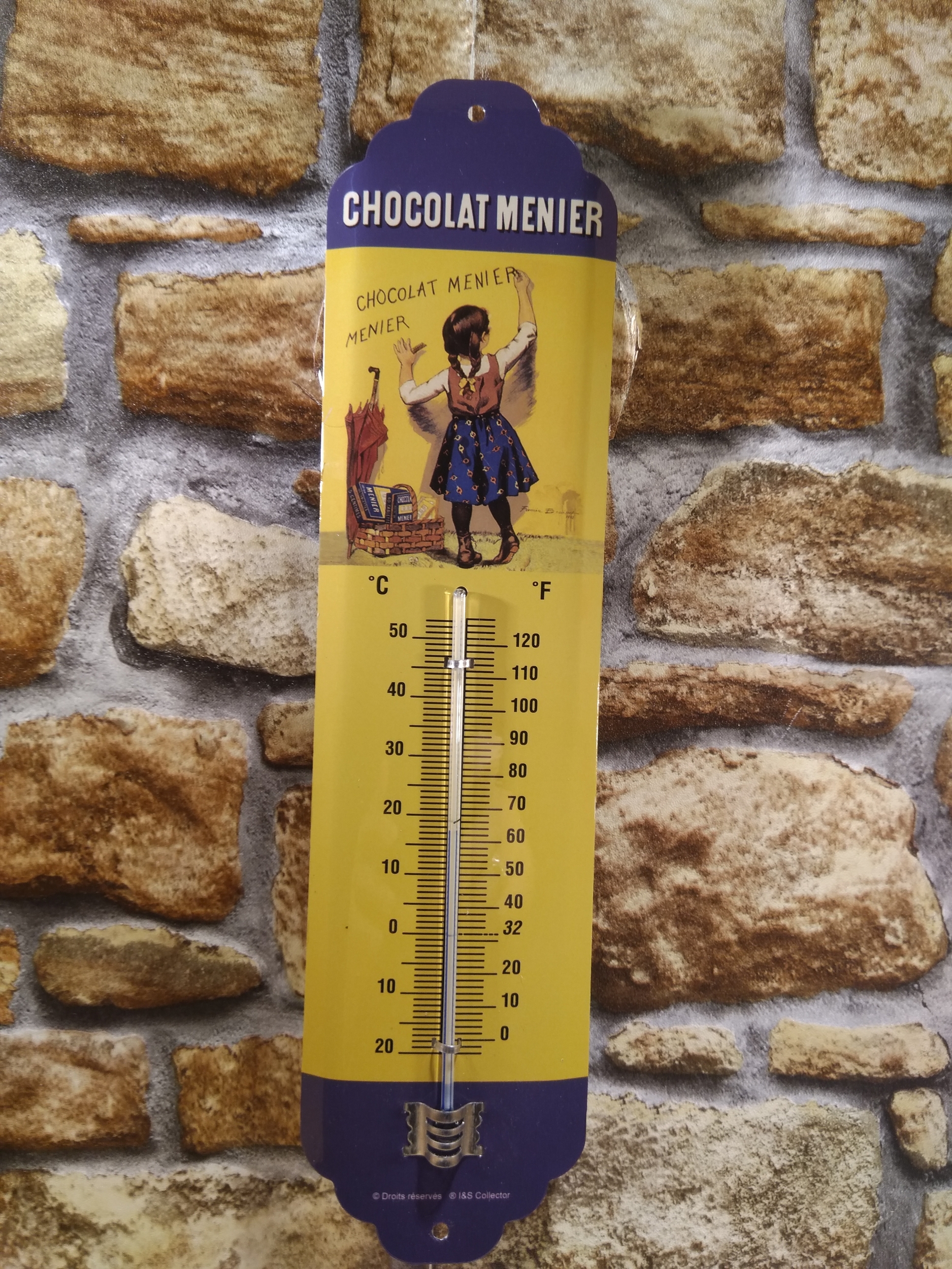 thermomètre rétro chocolat menier