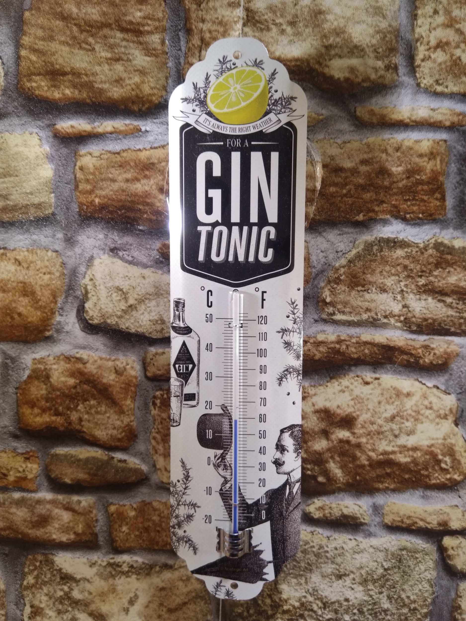 thermomètre gin tonic cocktail