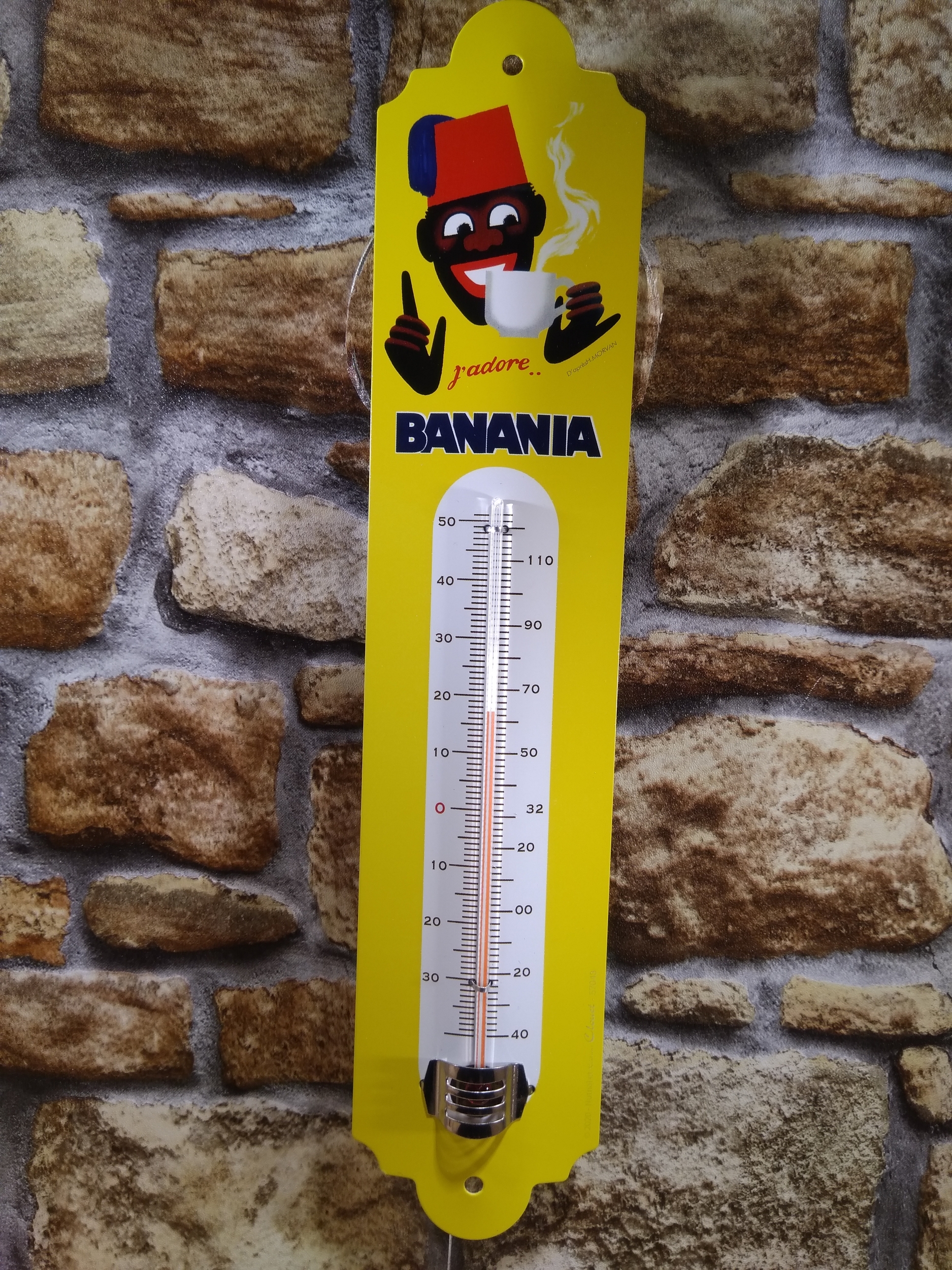 thermomètre publicitaire banania