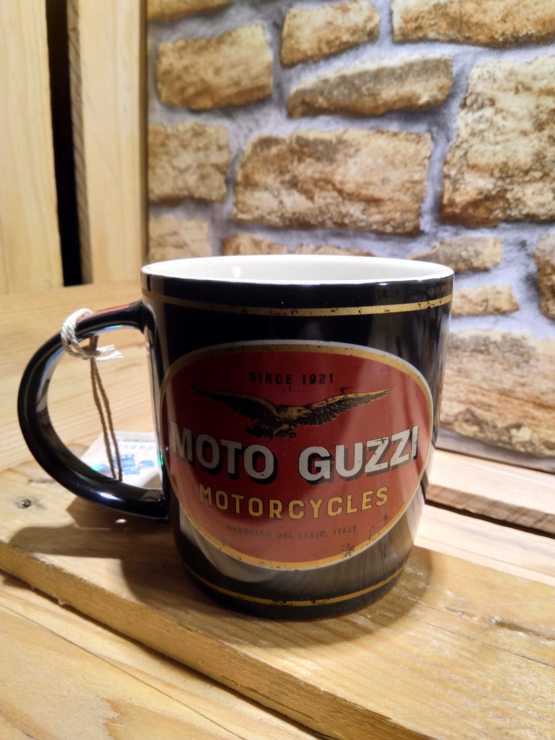 Nostalgic-Art Retro Coffee Mug, Moto Guzzi – Logo Motorcycles – Gift idea  for Motorbike Fans, Ceramic Cup, Funny Vintage Design with Saying, 11.2 oz