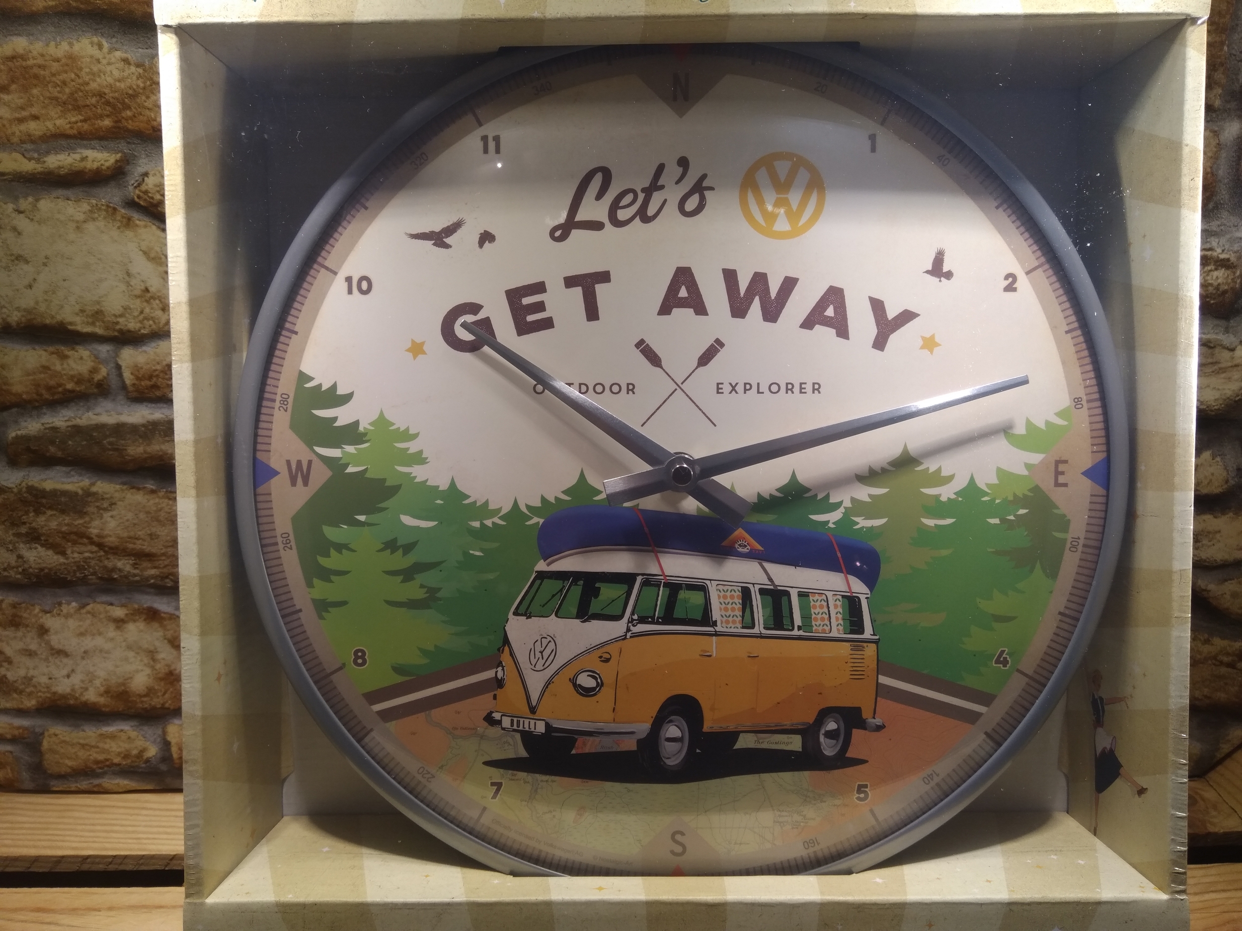 horloge murale combi get away volkswagen