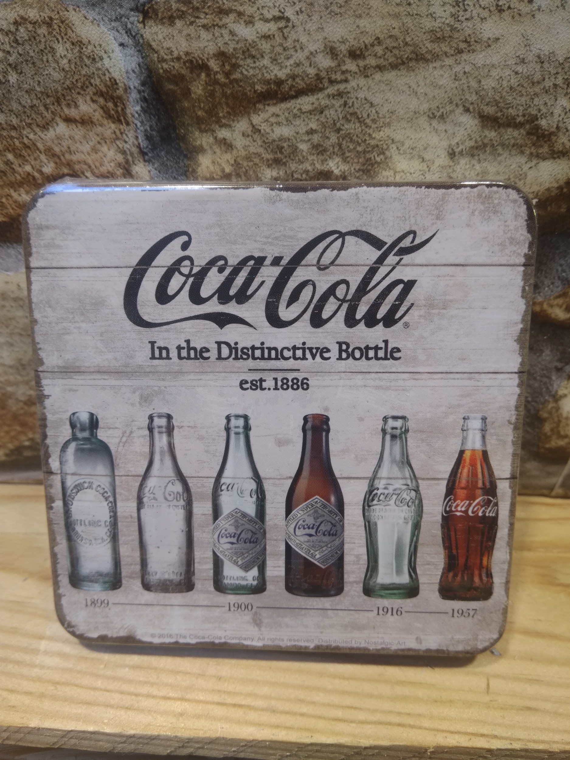 sous bock publicitaire coca cola