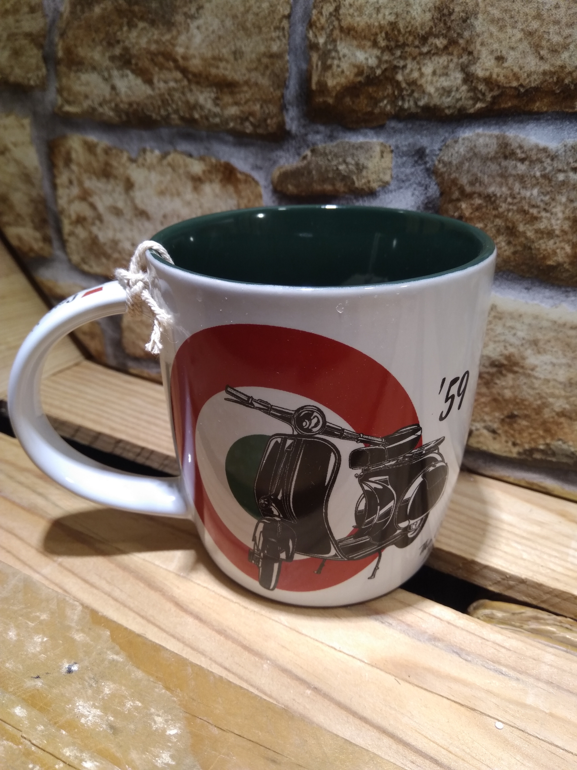 tasse mug céramique scooter vespa