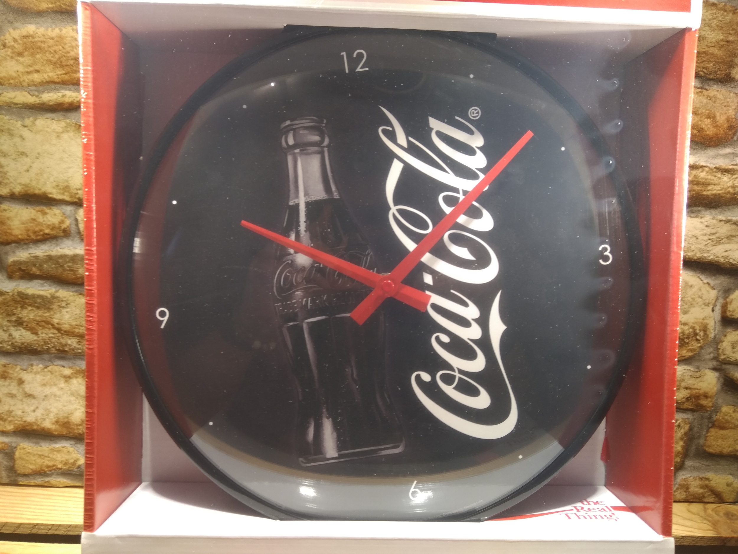 horloge murale publicitaire coca cola