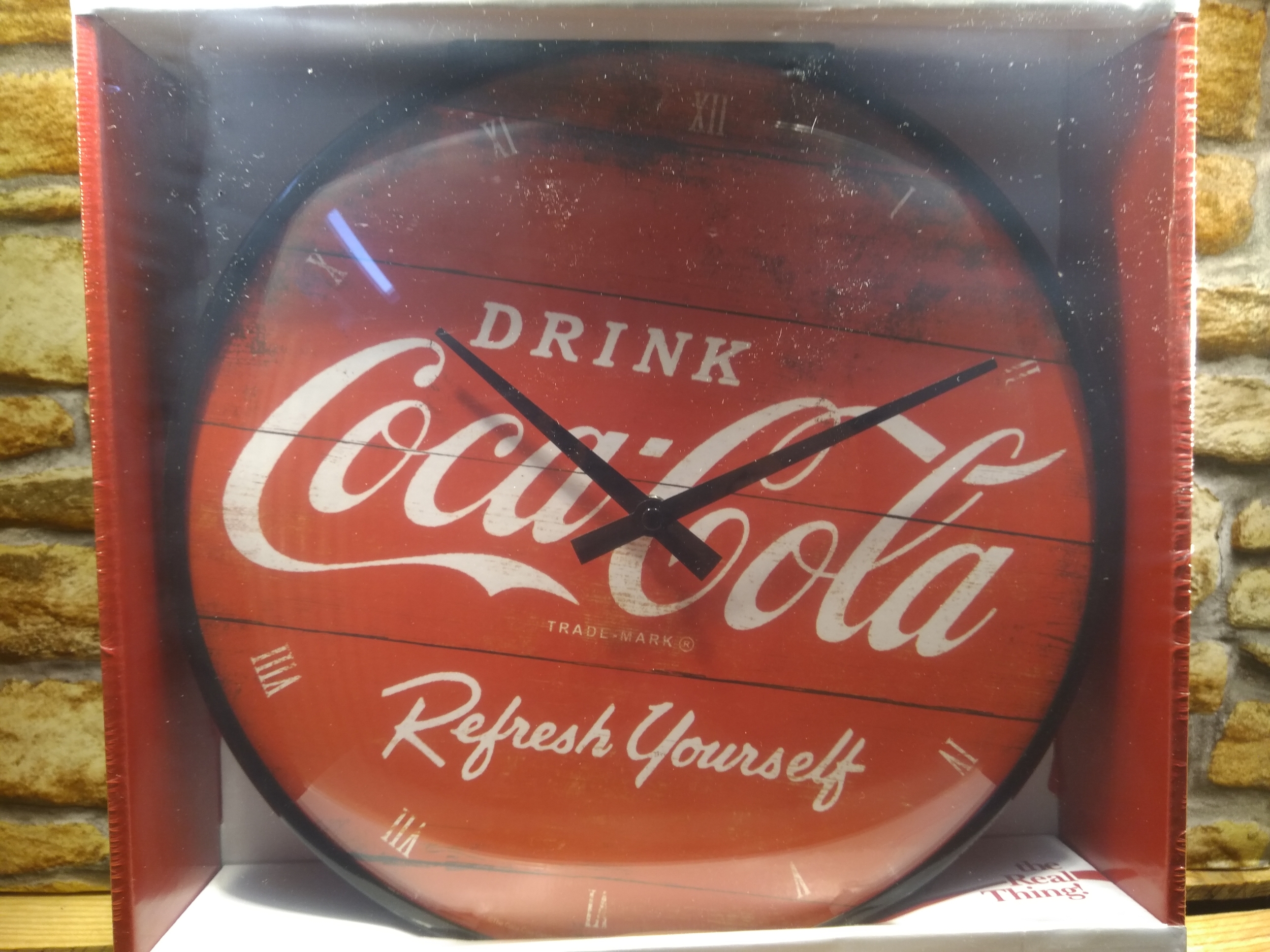 horloge murale déco publicitaire coca-cola