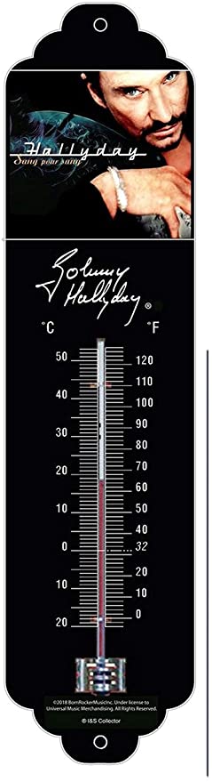 thermomètre collection johnny hallyday