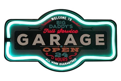 enseigne neon led dads garage