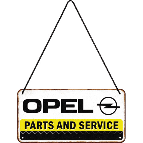 Plaque à suspendre Opel 20x10