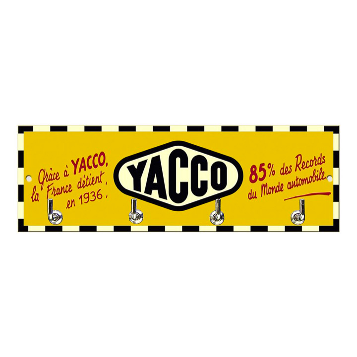 Accroche-clés émaillé Yacco