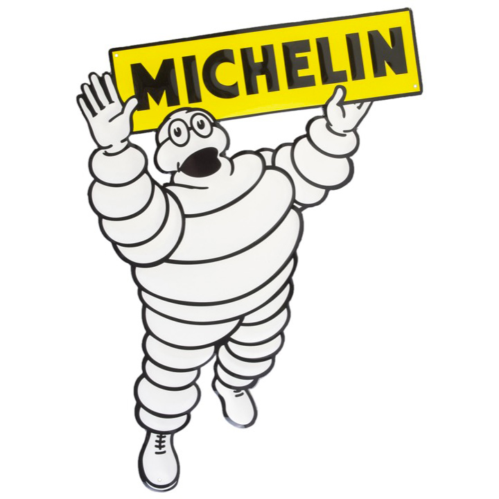 plaque publicitaire michelin