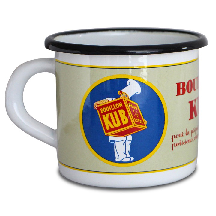 Mug émaillé bouillon Kub