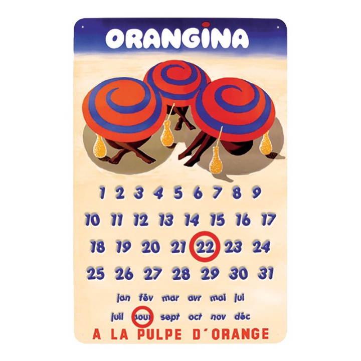 calendrier orangina