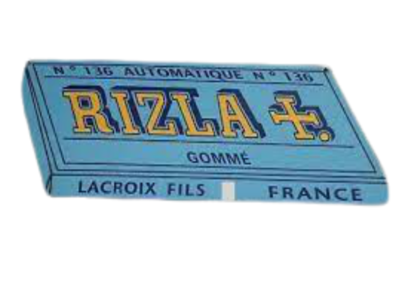 plaque émaillée rizla +