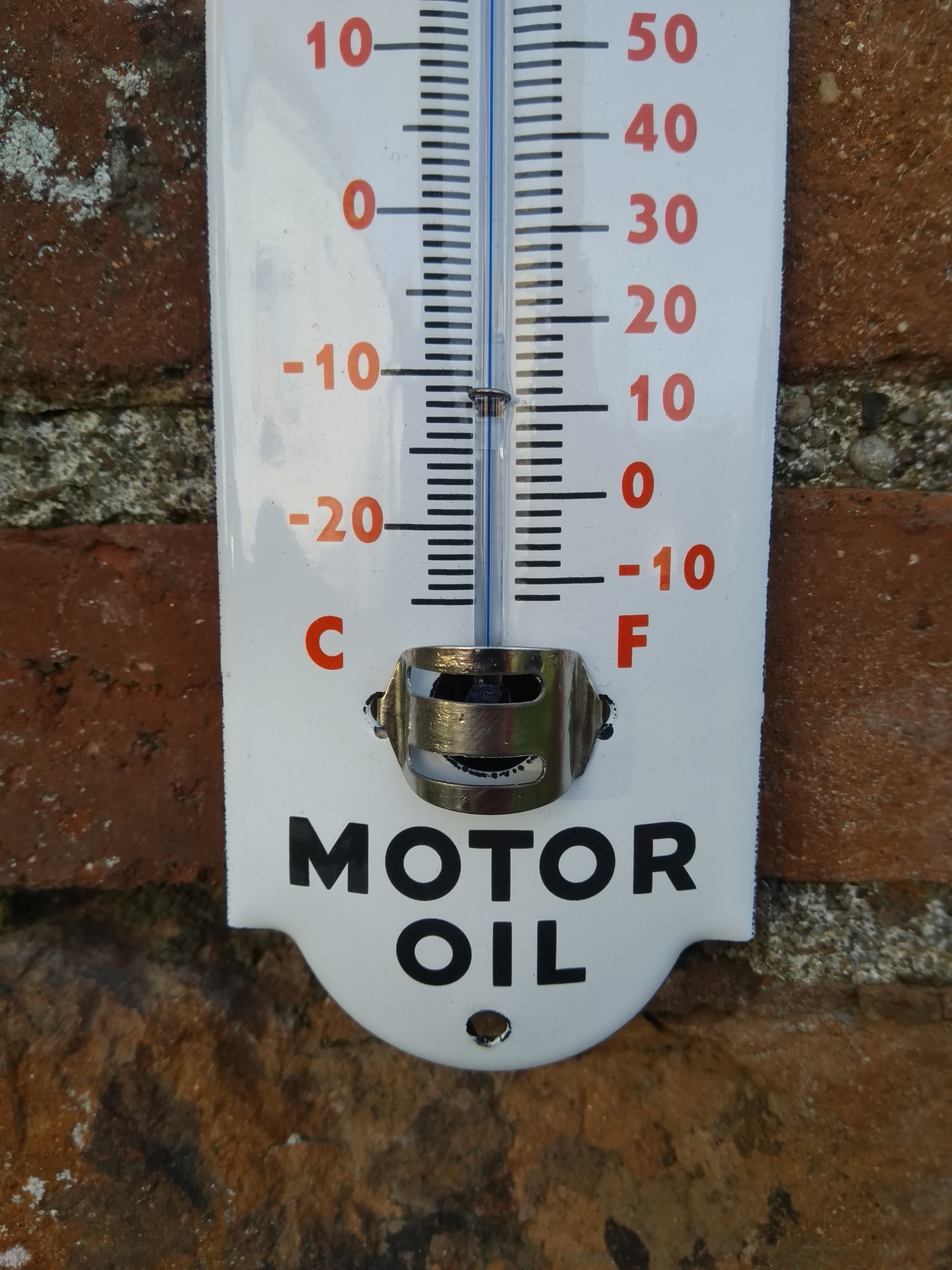 thermomètre vintage texaco