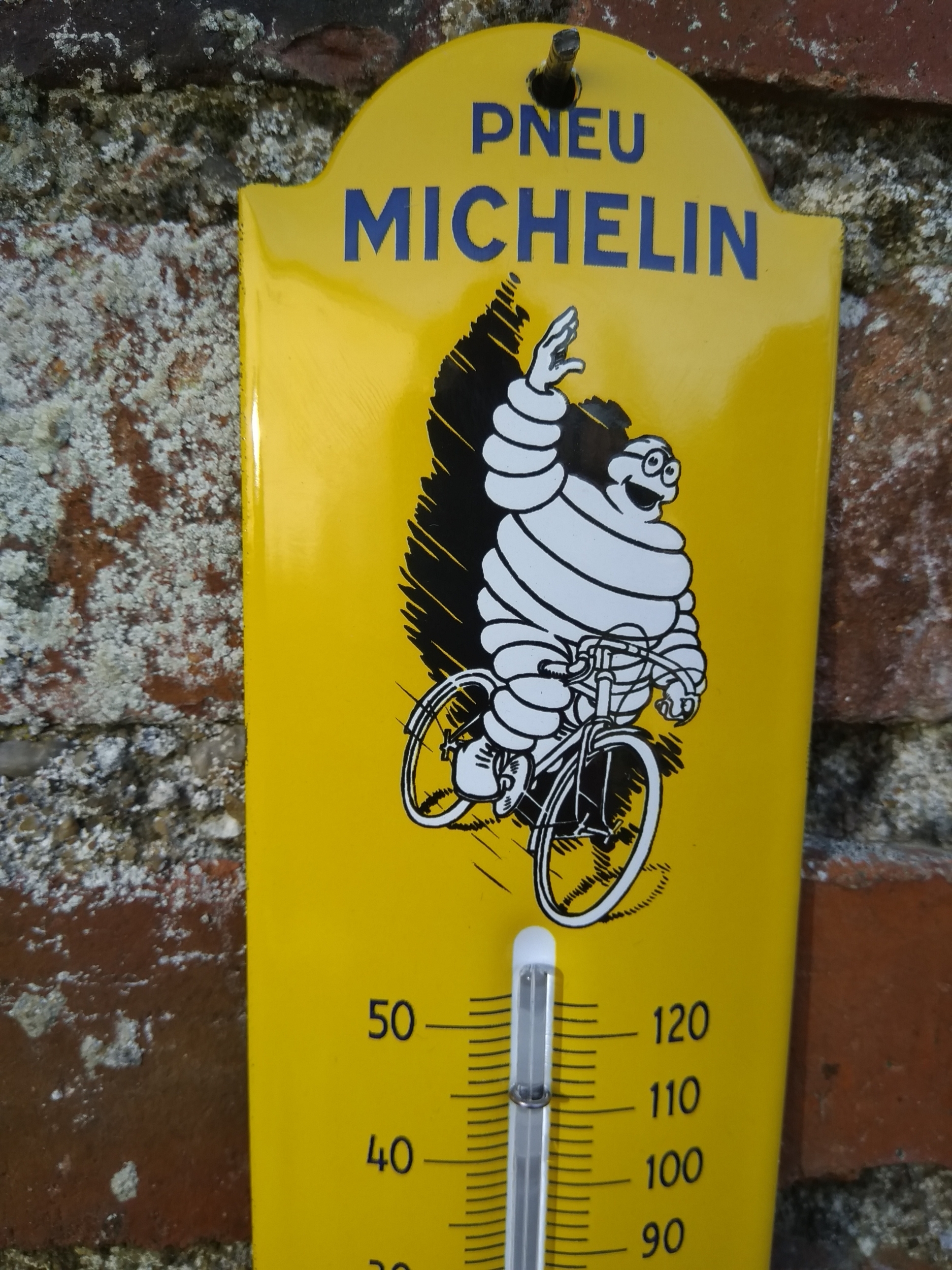 thermomètre vintage michelin