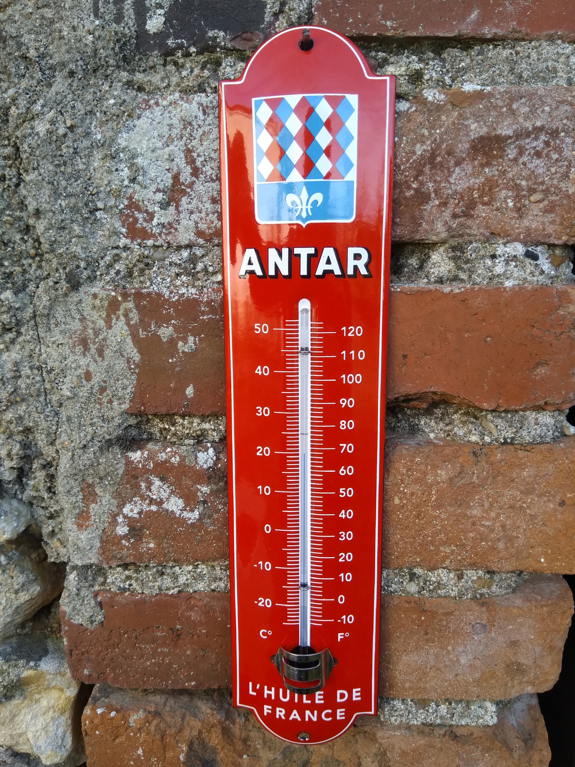thermomètre antar émaillé