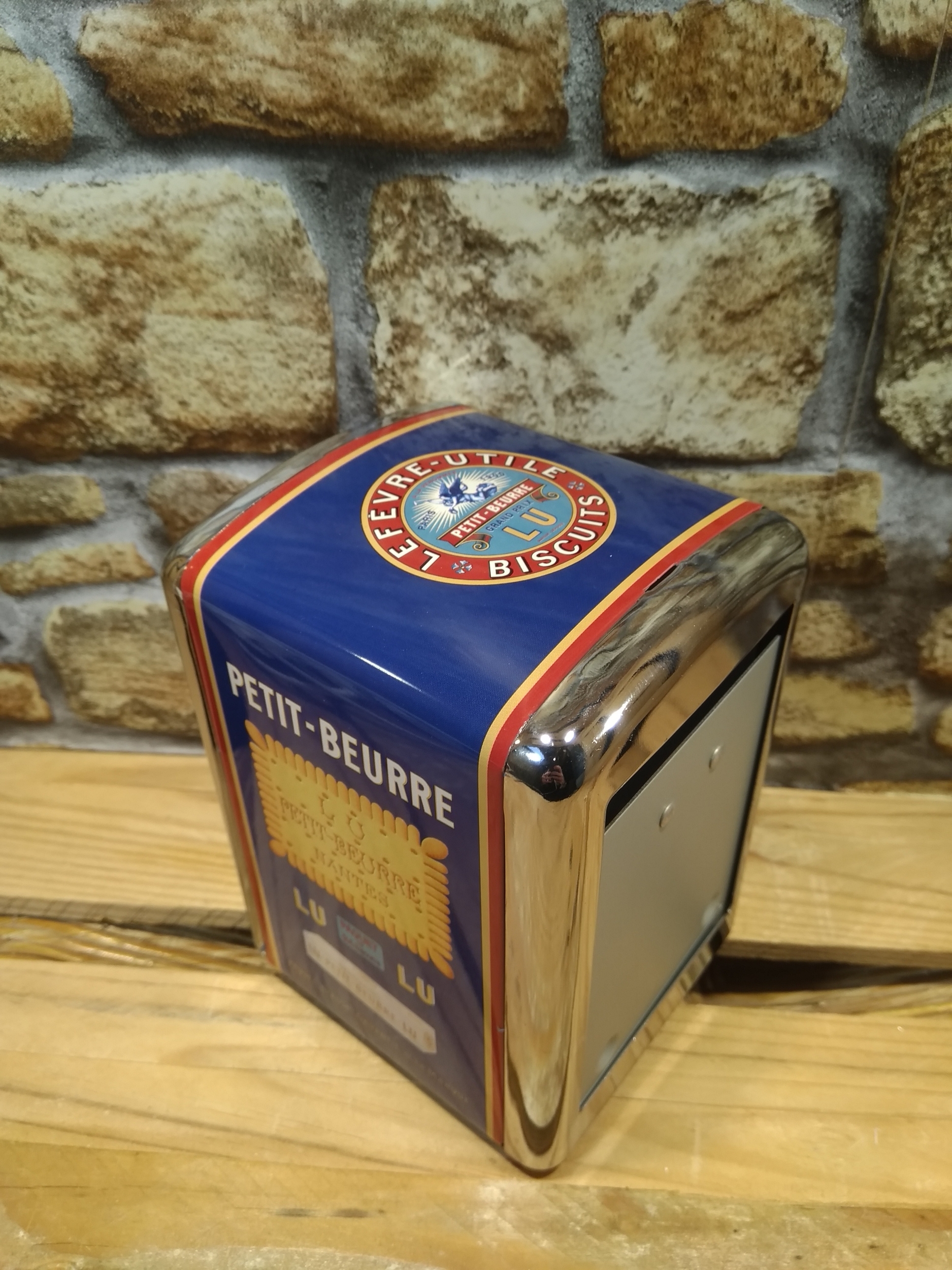 distributeur de serviettes rétro vintage déco lu petit beurre