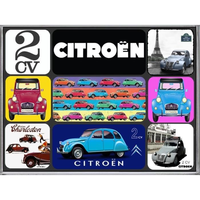 Set de magnets Citroen 2cv