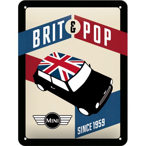 Plaque Mini British 15x20