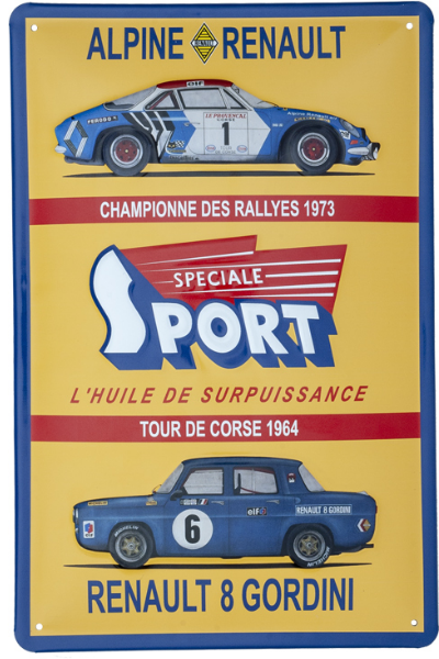 plaque alpine gordini renault